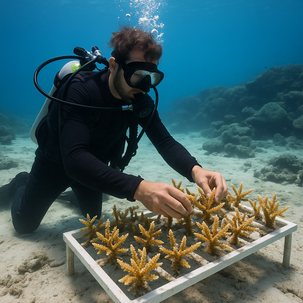 Scaling Up Coral Restoration on the Great Barrier Reef