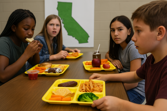 California passes law to forbit ultra processed foods in schools